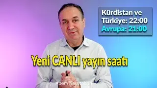 Canlı yayın saatim değişti