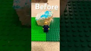 ￼￼ before and after Lego guy eating food 💀￼