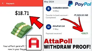 How To Withdraw Money in Attapoll | Attapoll Payment Proof | Attapoll Withdraw Proof
