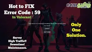 There was an error connecting to the platform valorant error code 59 and how to fix it.