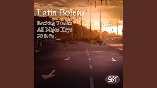 Latin Bolero Guitar Backing Track in B Major, 90 BPM, Vol. 1