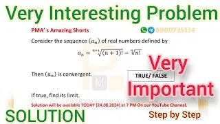 Real Analysis Important Question | Application of Striling Approximation Theory | CSIR NET, IIT JAM