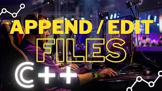 Append/Edit Text File in C++ | File Handling in C++ Lecture Example Programs