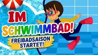 Im Schwimmbad 💦🏊‍♂️ | Kinderlied zur Freibadsaison | QidzMix
