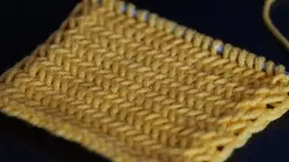 Knitting pattern Herringbone for beginners