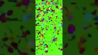 green screen HD screen 3D animation effects party celebration greetings