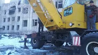 Ремонт электрической части КС5363.Ремонт поворота и хода крана