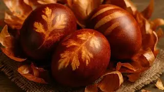 Here's how to dye Easter eggs with natural colors & achieve these beautiful patterns!