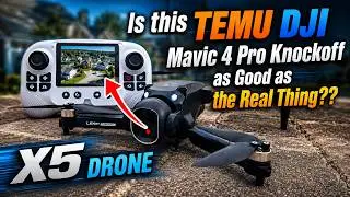 Is this TEMU DJI Mavic Pro 4 Knockoff as GOOD as the REAL THING?? | X5 Drone