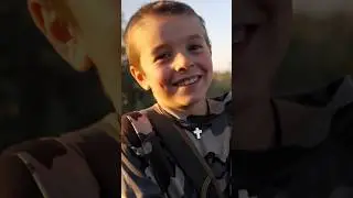Educating children right! My sons first time behind a rifle at the age of 7 🙌 #hunting #family