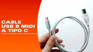 🎹🎵Presentación de el USB B MIDI a Tipo C