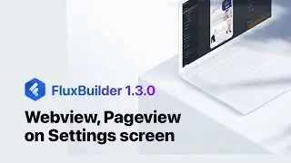 FluxBuilder #15: new Settings/Profile (App Builder - Flutter)
