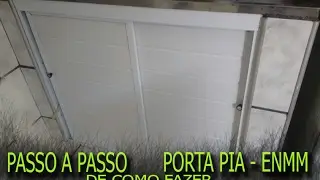 PASSO A PASSO COMO FAZER ARMÁRIO DE PIA EM ALUMINIO - ENMM