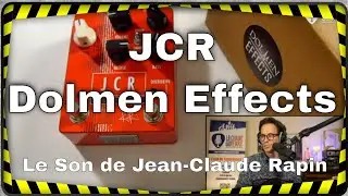 JCR Dolmen Effects, double overdrive/boost signature Jean-Claude Rapin