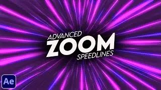 Zoom Speed Lines Effect in After Effects - After Effects Tutorial