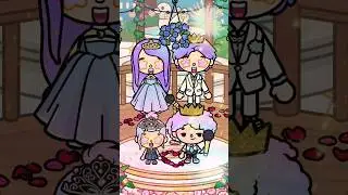 Prince🤴 princess👸 compete in singing👑🎶 #choosebest  #tocaboca #shorts