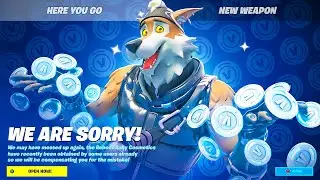 FORTNITE is SENDING FREE V-BUCKS!