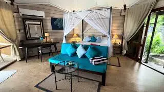 Sangu Jacuzzi Beach Villa Room Tour @  Kuredu Island Resort & Spa