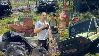 УАЗ Халк в Москве в первые зарубились с монстрами, Баги БТР и другие 🔥😱☝️