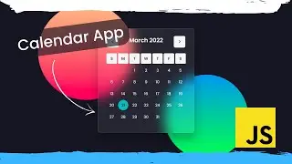 📅 Calendar App in CSS | Tutorial
