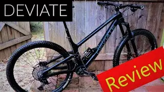 Deviate Highlander 150 MTB Review. High Pivot Monster bike!