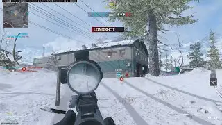 I dive and hit the luckiest sniper shot. ever. | call of duty footage