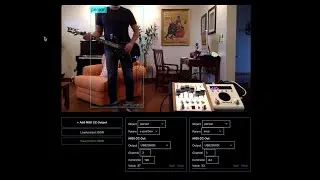 Controlling the Chase Bliss Preamp and Eventide H9 with object detection
