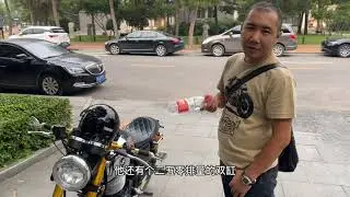 幽客UK400 cafe定制款 金光闪闪 多处电镀件 京西abs 德尔福电喷