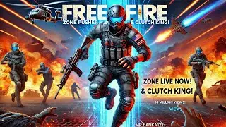 🔥 Free Fire Live - Insane Rank Push in BR! Zone Pusher + Clutch Survivor! ⚡ | Mr.Banka121