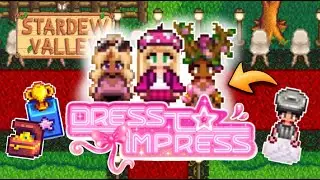 DRESS to IMPRESS in Stardew Valley // Multiplayer Fashion Competition