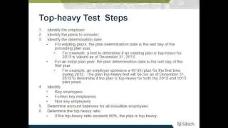 Nondiscrimination Test Reports | Top Heavy | Sikich LLP