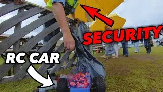 Delivering Candy with RC Car But Security has other Idea!