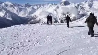 Домбай на Дельтоплане