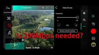 Hubsan Zino Mini Pro - Bitrate test