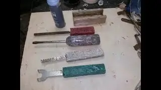 como reciclar tapitas y hacer empuñaduras para tu herramientas video
