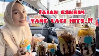 Cobain Es Krim Yang Lagi Viral..!! Banyak Pilihan Rasa Dan Topping. Yang Beli Rame Banget.