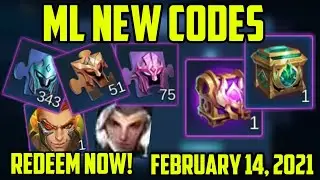 ML REDEEM CODES FEBRUARY 14, 2020 (REDEEM NOW)MOBILE LEGENDS