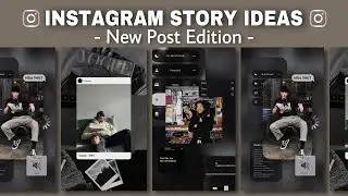 3 Creative 'NEW POST' Instagram Story Ideas | using the IG APP ONLY | Instagram Story Aesthetic