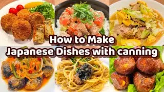 6 Ways to Make Canned Mackerel Japanese Dishes - Canned sardines can be substituted.