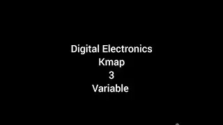 Digital Electronics| kmap| 3 variable| reduce Boolean function