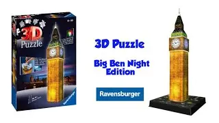 Big Ben Ravensburger 3D PUZZLE  Build Step By Step