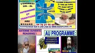 Louisa At Hamou sur Radio Pluriel Lyon pour aider les malades nécessiteux