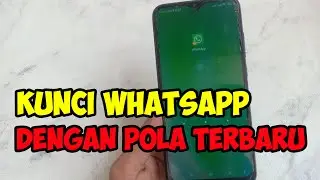 cara mengunci whatsapp dengan pola terbaru
