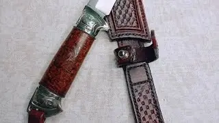 Как я делаю ножи я 7( стабилизированная древесина )