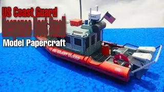 US Coast Guard Response Boat Small Model Papercraft