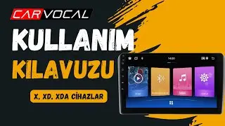 Carvocal Multimedya Cihazları Kullanım Kılavuzu | X, XP, XD ve XDA Serisi