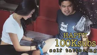 TUSOK na TUSOK!  First tattoo ni Kron with  magandang Dilag😍 