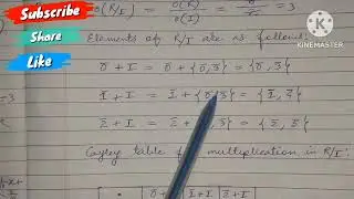 Cayley table for multiplication in ring R/I | IGNOU | DEC tee 2022 | solved question | BMTC 134
