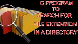 How to Search for a File extension on a Directory Using C Language & Delete the files