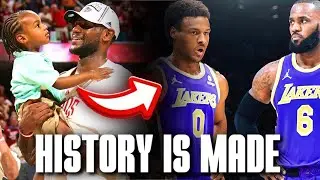 LEBRON CONTINUES TO BEAT THE ODDS… LEBRON JAMES JR IS OFFICIALLY A LOS ANGELES LAKER!!!